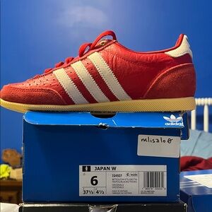 adidas Japan W Red with White Stripes